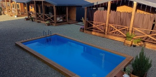 Каменномостский: Гостевой дом Ёлки