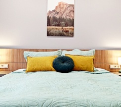 Студия ЛЕС с панорамой на горы. Бассейн. Баня. в Панорама Ачишхо