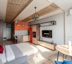 Трёхместные апартаменты c 1 комнатой в RentPlaza