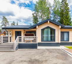 Современный коттедж 120 кв.м. для 8 гостей рядом с Охта парком в Solar House