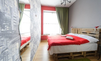 Люкс с красивым видом из окна в HostelCity 57