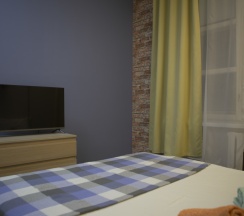 Двухместный номер с отдельным санузлом вне номера в Nice hostel
