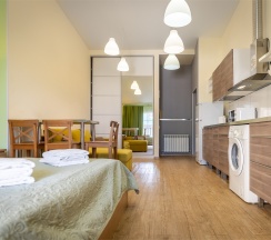 Апартаменты Люкс (Однокомнатный 2-х местный номер c кухней без балкона) в Odeon