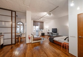 Апартаменты Апартаменты Стильная Студия в Башне Комплекса Ворота в Город в Минске