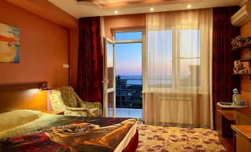 Стандартный двухместный номер с 1 кроватью или 2 отдельными кроватями и видом на море в Ледис