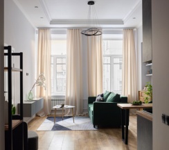 Двухкомнатные апартаменты ЛЮКС в Tuchkov hotel