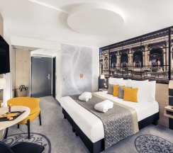 Двухместный номер Privilege двуспальная кровать в Mercure Budapest City Center Hotel