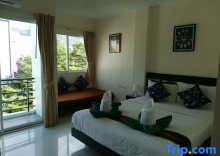 Апартаменты с 2 комнатами с видом на город двуспальная кровать в Seacono Patong Beach Front