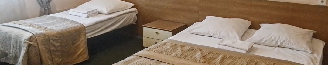 Стандартный номер с двуспальной и 1 односпальной кроватью в Smart Hotel KDO Самара