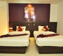 Двухместный номер Deluxe с балконом 2 отдельные кровати в The BluEco Hotel