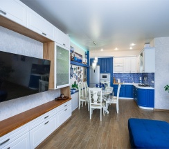 Евродвушка 65 кв.м. район Толстый мыс, на берегу открытого моря ,ул. Южная д. 35 в Милка