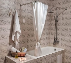 Двухместные апартаменты с красивым видом из окна двуспальная кровать в Travel`s Apart