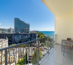 Двухкомнатные апартаменты с одной спальней (6-12 этаж) в Real Apartments Sochi