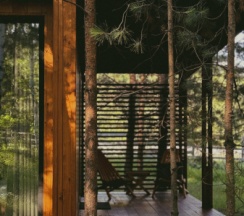 Домик для двоих «Sunny» в Alpen Camp