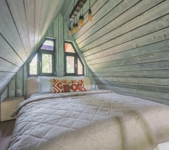 № 15 A-Frame 77 m2 с камином, кондиционером и террасой (оснащение дома см. Подробнее) в Les holidays