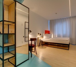 Двухместный номер Standard двуспальная кровать в MEININGER Hotel Leipzig Hauptbahnhof