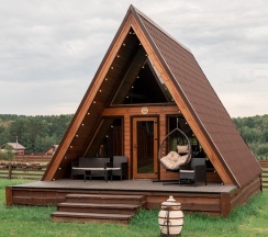 A-frame house в РАНЧО Шарье