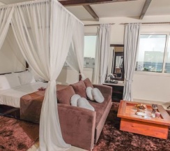 Двухместный номер Honeymooners с видом на море двуспальная кровать в Seagull Beach Resort Families & Couples Only - All Inclusive