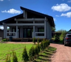 Дом из бруса с камином и баней из осины 4+2 в Snhaus