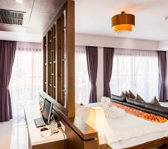 Люкс Grand Nipa с видом на город в Курорт Nipa Resort