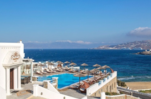 Греция, Миконос: Отель Grand Beach