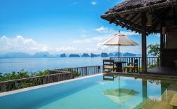 Вилла с красивым видом из окна в Six Senses Yao Noi