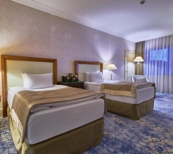 Двухместный номер Deluxe с видом на город 2 отдельные кровати в Rixos President Astana