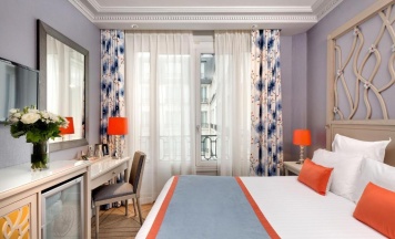 Двухместный номер Privilege двуспальная кровать в Hotel Rochester Champs Elysees