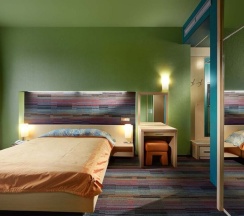 Двухместный люкс двуспальная кровать в Отель Виктория