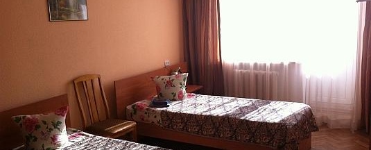 Номер эконом с 2 односпальными кроватями в Юность