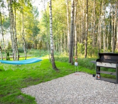A-Frame № 1 (оснащение дома, стоимость купели и бани см. Подробнее) в Les holidays