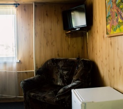 Трёхместный номер Standard с видом на горы в Манжерок