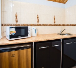 Трехместный номер с двуспальной и односпальной кроватями в Сочи Олимпийский парк Сириус