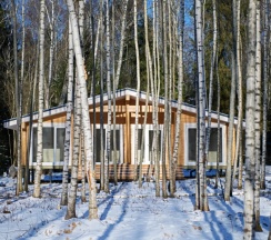 Четырёхместное шале с 2 комнатами с красивым видом из окна в Топорок