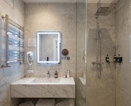 Стандартный номер с видом на парк и большой двуспальной кроватью в Королева Луиза