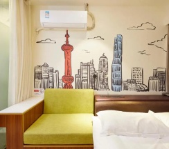 Двухместный номер No Window (двуспальная кровать) в Meego Qingwen Hotel