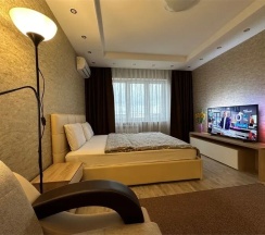 Двухместные апартаменты c 1 комнатой (двуспальная кровать) в Fresh Room на улице Маршала Устинова 3