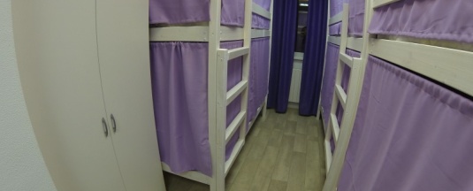 Место в общем восьмиместном номере в Run hostel