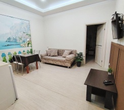 2-комнатные апартаменты стандарт с 1 двуспальной кроватью (без окна) в Deluxe apartments