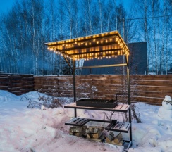 House 1 | Банный чан на территории в Берёзовая роща