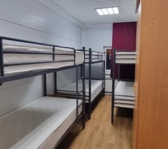 Кровать в общем номере (общая ванная комната) в Zemtek
