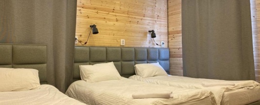 Трёхместный номер Комфорт с видом на горы в 45 причал