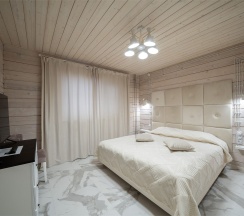 Дом из бруса с камином и баней из липы 4+2 в Snhaus