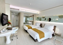 Двухместный номер Superior Chic tower 2 отдельные кровати в The Pattaya Discovery Beach Hotel Pattaya