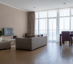 Трехкомнатные апартаменты с двумя спальнями (6-14 этаж) в Real Apartments Sochi