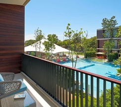 Двухместная So Studio с видом на бассейн двуспальная кровать в SO/ Sofitel Hua Hin