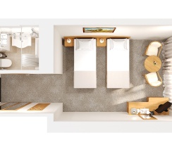 Стандарт с раздельными кроватями в Альфа Измайлово