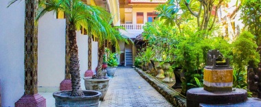Двухместный номер Standard с красивым видом из окна двуспальная кровать в Bali Manik Beach Inn