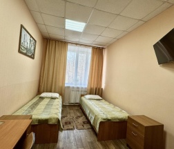 Номер эконом стандарт с 2 односпальными кроватями (с завтраком) в На набережной