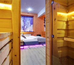Студия с кухней и с отдельным входом со двора и финской сауной "Леший" (сауна оплачивается отдельно) в Матросский